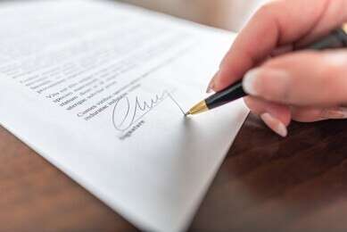 contract - example image